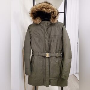 The North Face Brooklyn Down Parka Jacket – Olive Green, Women's M